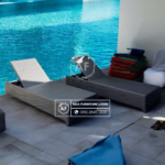 Kursi Kolam Renang Rangka Aluminium