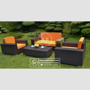 Kursi Sofa Rotan Sintetis Minimalis